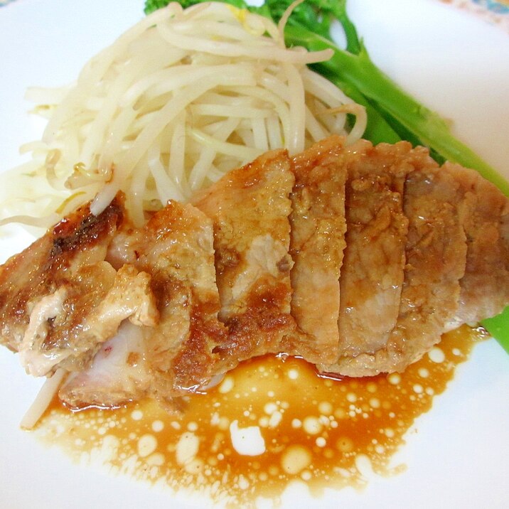 豚ロースのリンゴマヨ醤油焼き